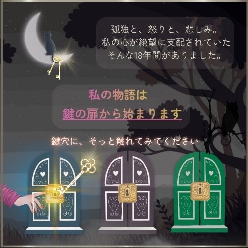 青い扉のイメージ